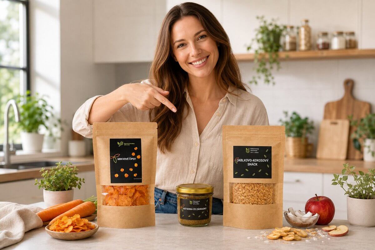 woman recommends products from the food incubator woman recommends products from the food incubator