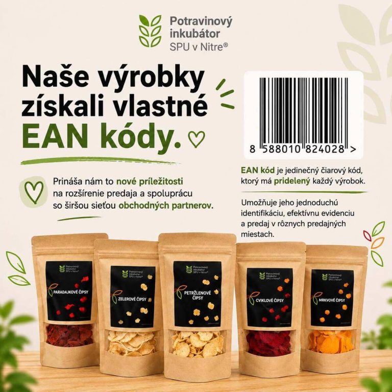 Naše výrobky získali vlastné EAN kódy(1)(1)