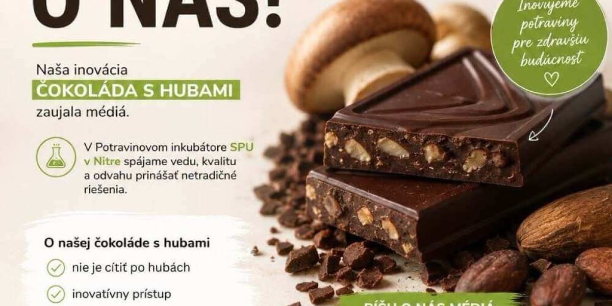 Naša najnovšia inovácia – čokoláda s mediciálnymi hubami